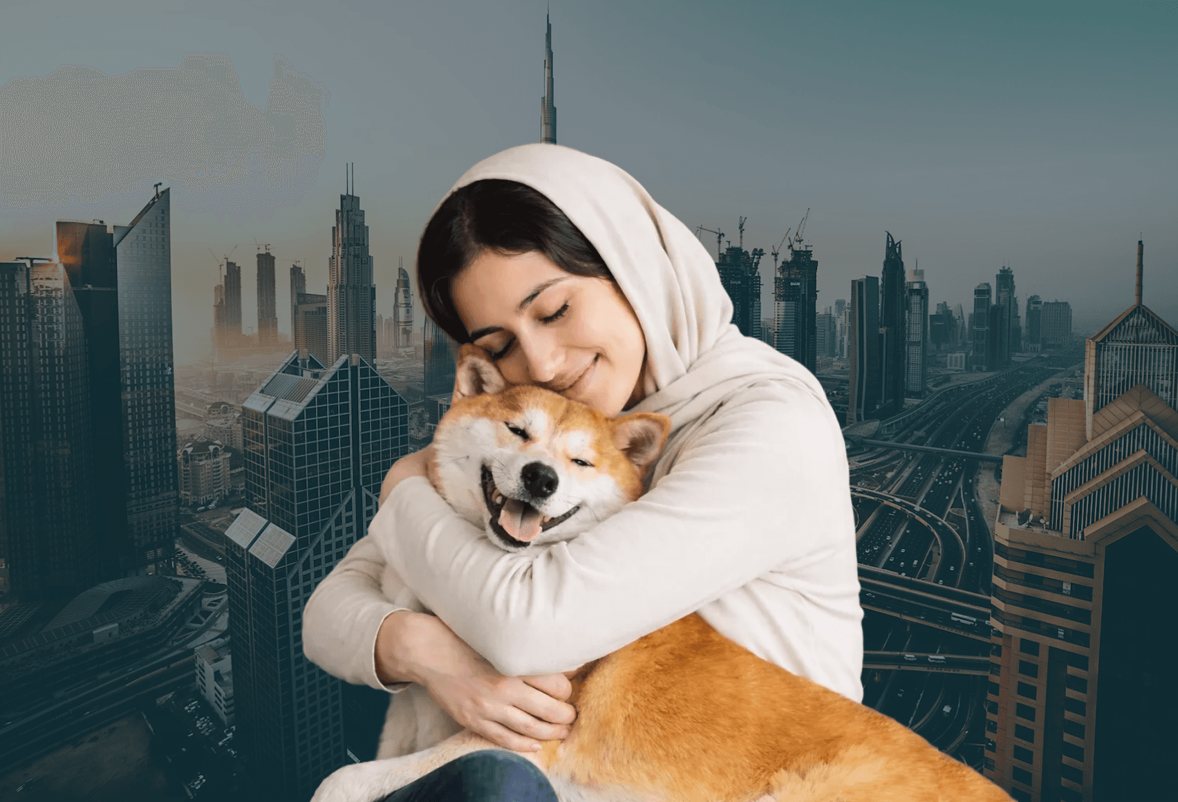 UAE women with Pet
