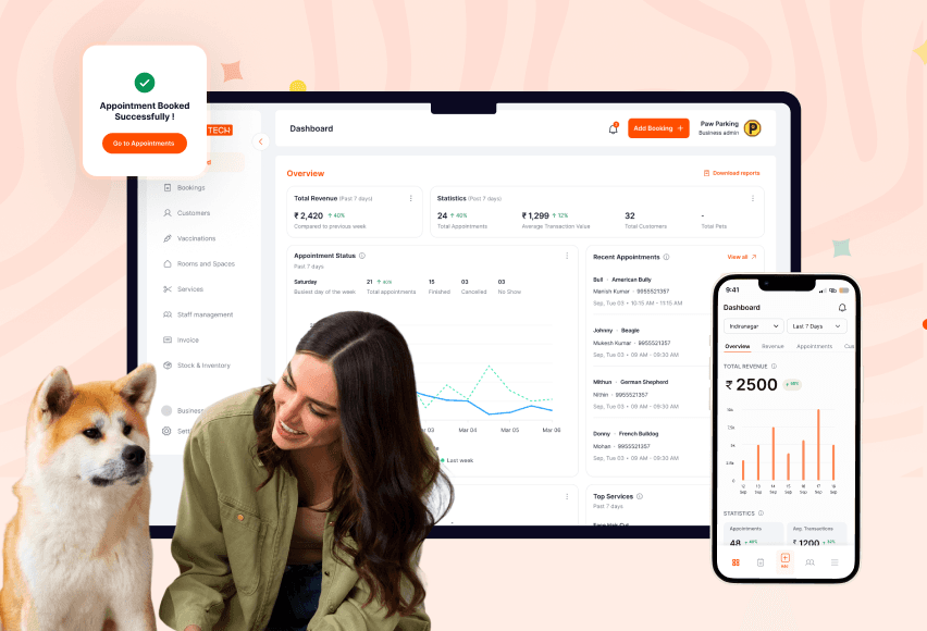 The Best Pet Care SaaS Platform for Pet Service Companies : Happy Pet Tech