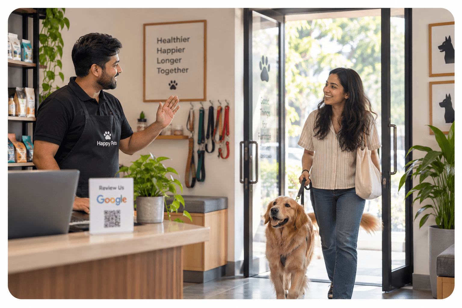 Client returning to pet store